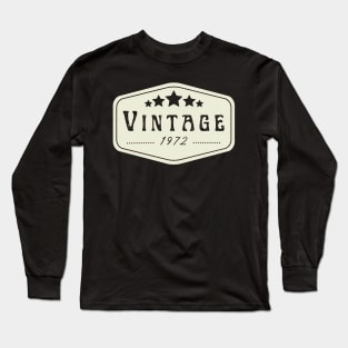 Vintage 1972 Long Sleeve T-Shirt